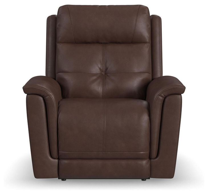 Ranger Rustic Brown Leather Zero Gravity Power Recliner with USB Charging and Heat Massage