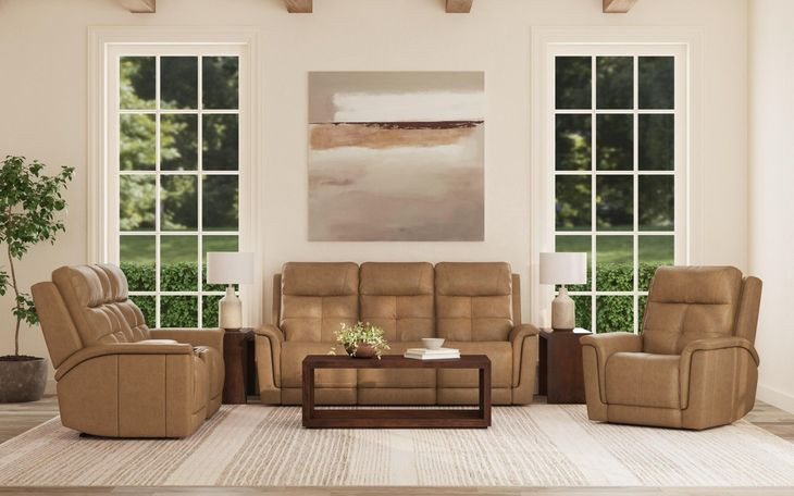 Ranger Oakridge Brown Leather Zero Gravity Power Recliner with USB Charging and Heat Massage