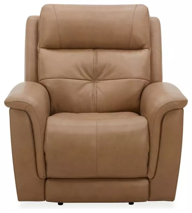 Ranger Oakridge Brown Leather Zero Gravity Power Recliner with USB Charging and Heat Massage
