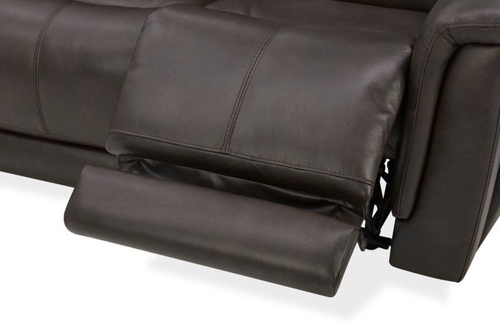 Ranger Rustic Brown Leather 63" Zero Gravity Power Reclining Loveseat with USB Charging and Heat Massage