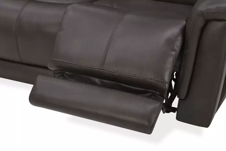 Ranger Rustic Brown Leather 63" Zero Gravity Power Reclining Loveseat with USB Charging and Heat Massage