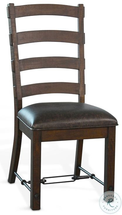 Havenstead Tobacco Leaf Ladderback Dining Chair Set of 2