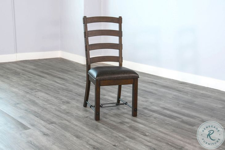 Havenstead Tobacco Leaf Ladderback Dining Chair Set of 2