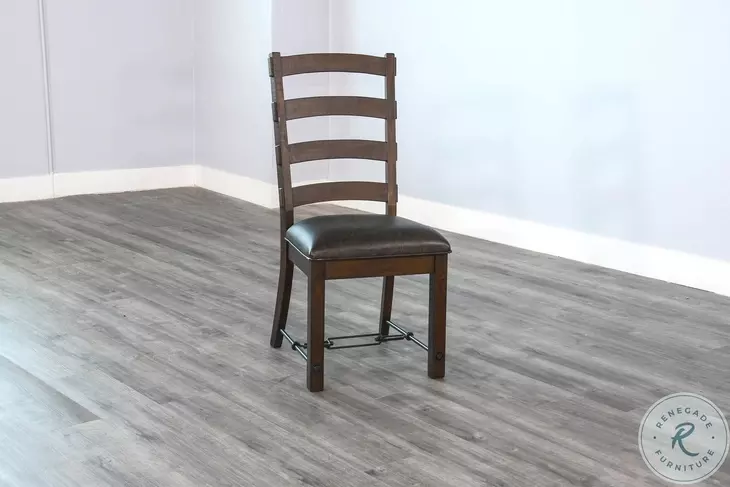 Havenstead Tobacco Leaf Ladderback Dining Chair Set of 2