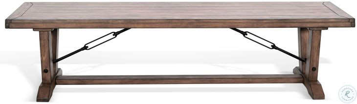 Velden Hollow Buckskin 70" Dining Bench