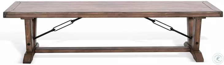 Velden Hollow Buckskin 70" Dining Bench