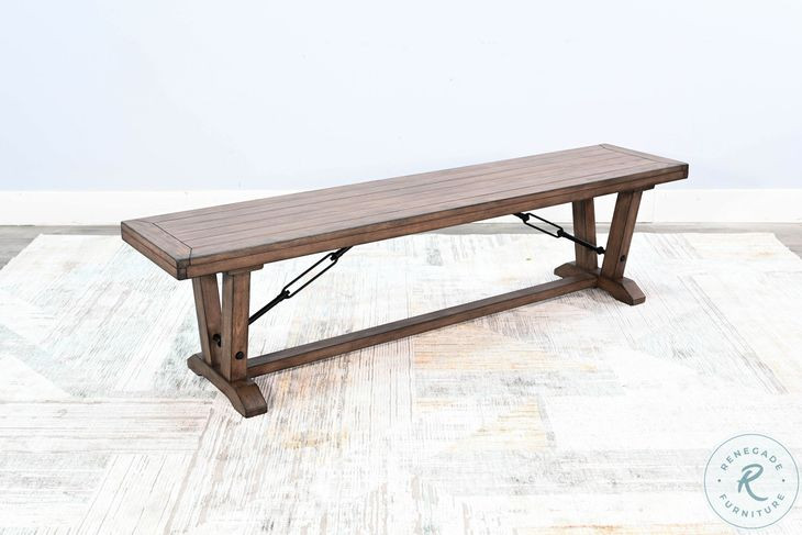Velden Hollow Buckskin 70" Dining Bench