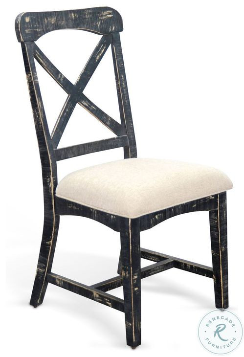 Autumn Echo Black Sand Dining Chair Set of 2