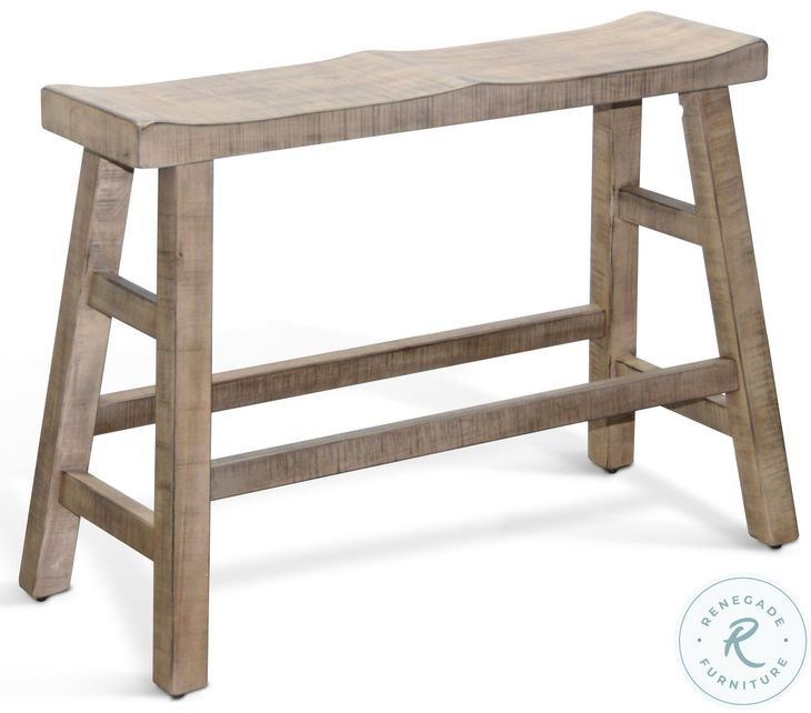 Ember Grace Beach Pebble 33" Counter Height Dining Bench