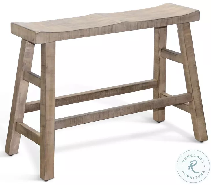 Ember Grace Beach Pebble 33" Counter Height Dining Bench