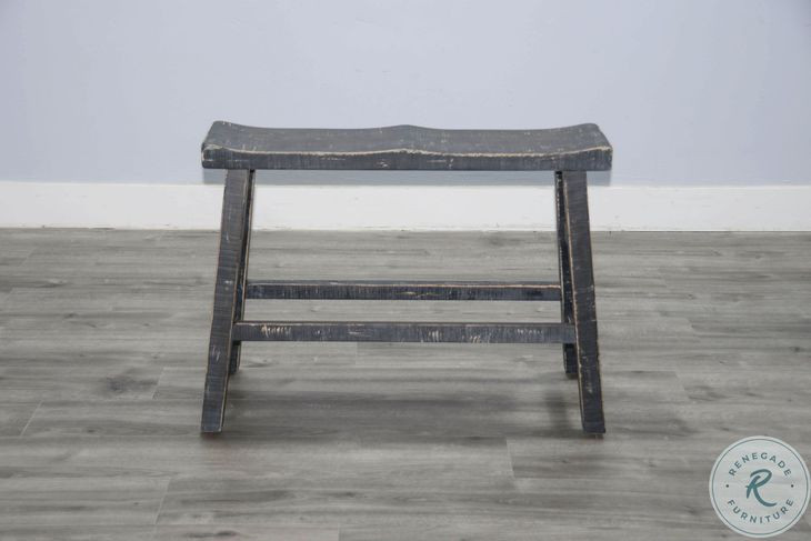 Seabright Black Sand Counter Height Bench