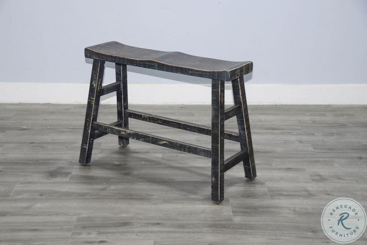 Seabright Black Sand Counter Height Bench