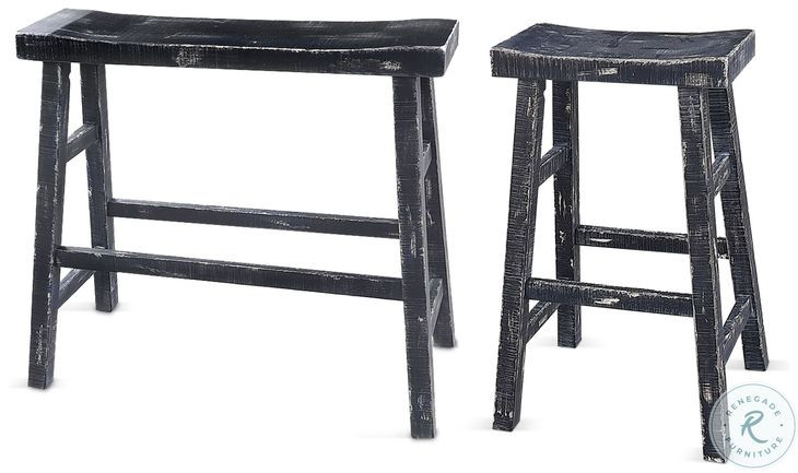 Hearthwood Haven Black Sand 33" Bar Bench