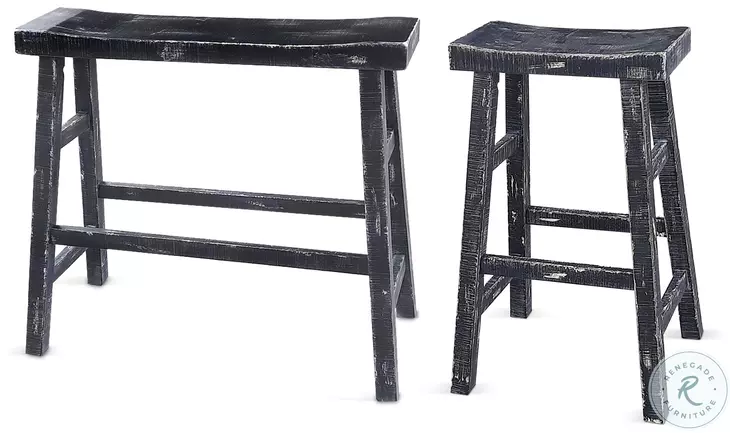 Hearthwood Haven Black Sand 33" Bar Bench
