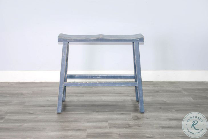 Seabright Ocean Blue Bar Bench