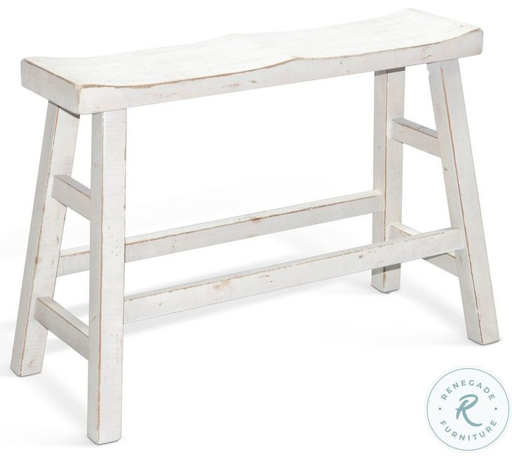 Seabright White Sand Counter Height Bench