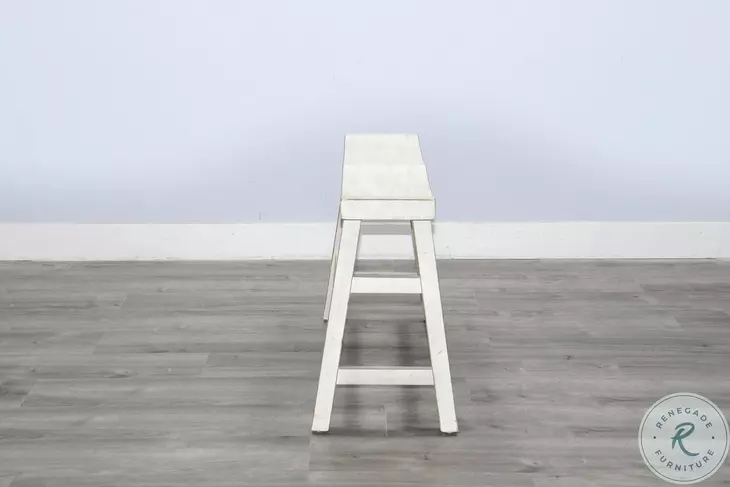 Seabright White Sand Counter Height Bench