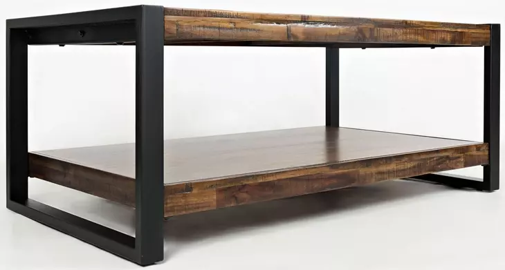 Loftworks Distressed Brown Cocktail Table