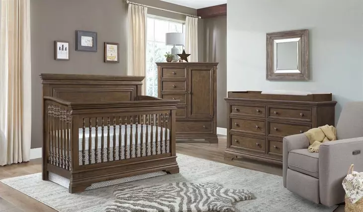 Olivia Rosewood 5 Drawer Chifferobe