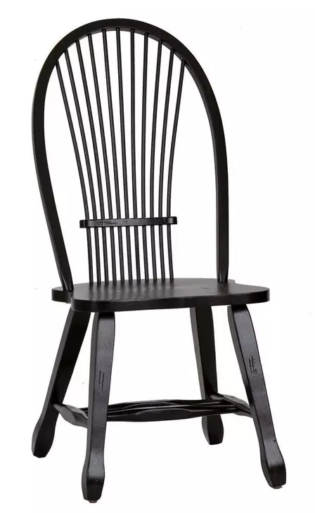 Legacy Manor Rustic Oak and Black 5 Piece Dining Set