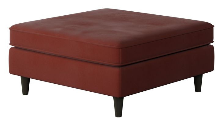 Bella Rouge Square 18" Cocktail Ottoman