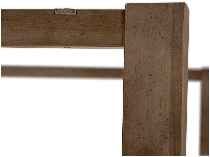 Cool Rustic Mink King Poster Bed