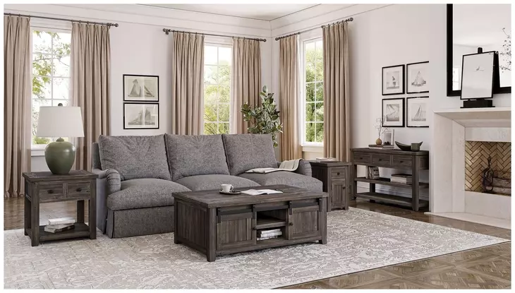 Madison County Barnwood Brown Harris End Table