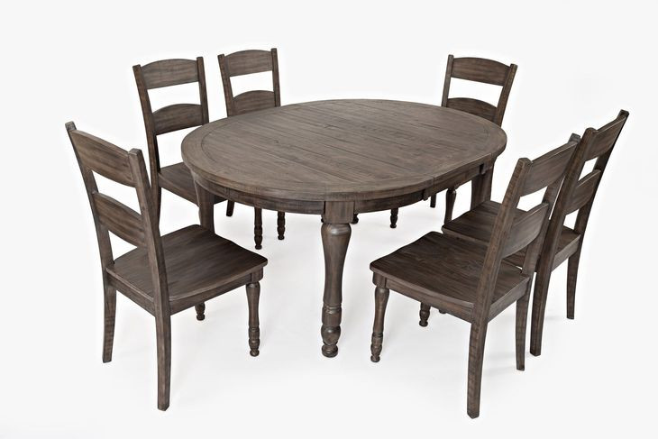 Madison County Barnwood Brown 7 Piece Dining Set