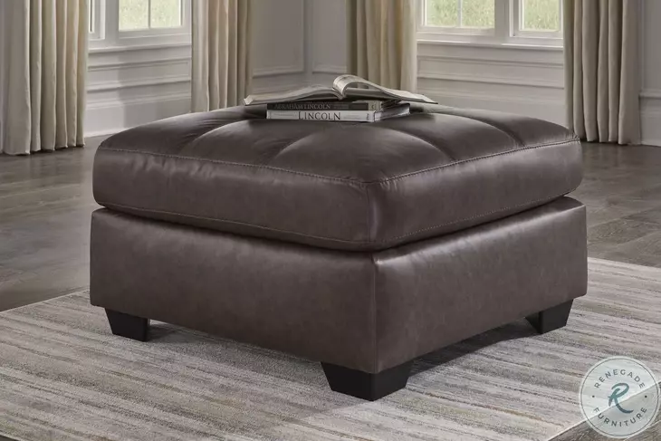 Barlin Mills Umber Oversized Accent Ottoman