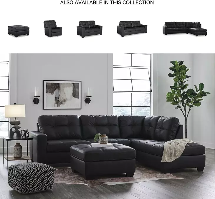 Barlin Mills Carbon Oversized Accent Ottoman