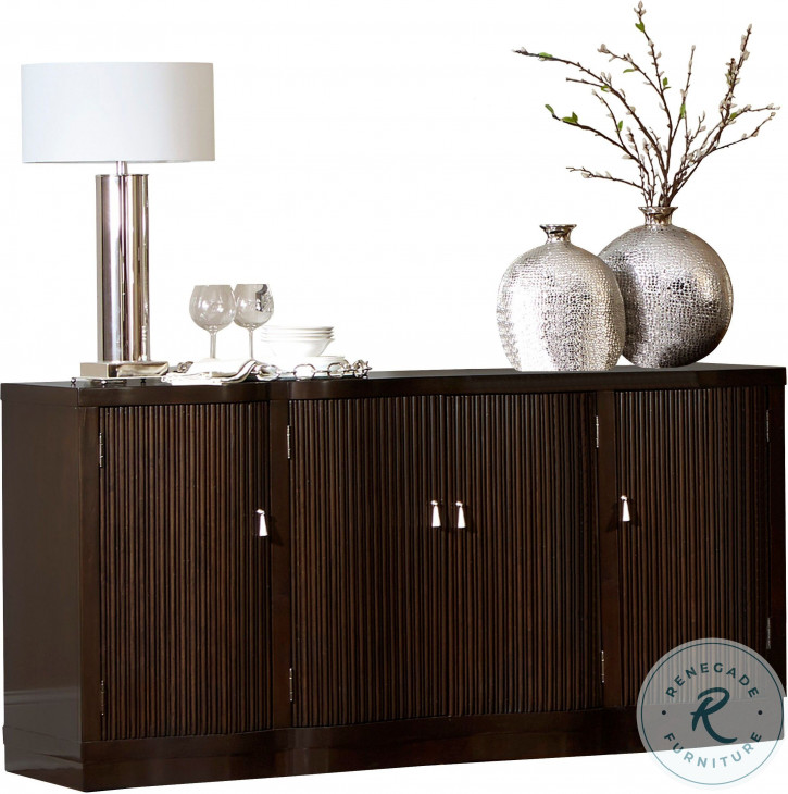 Savion Espresso Natural Tone Extendable Dining Room Set from