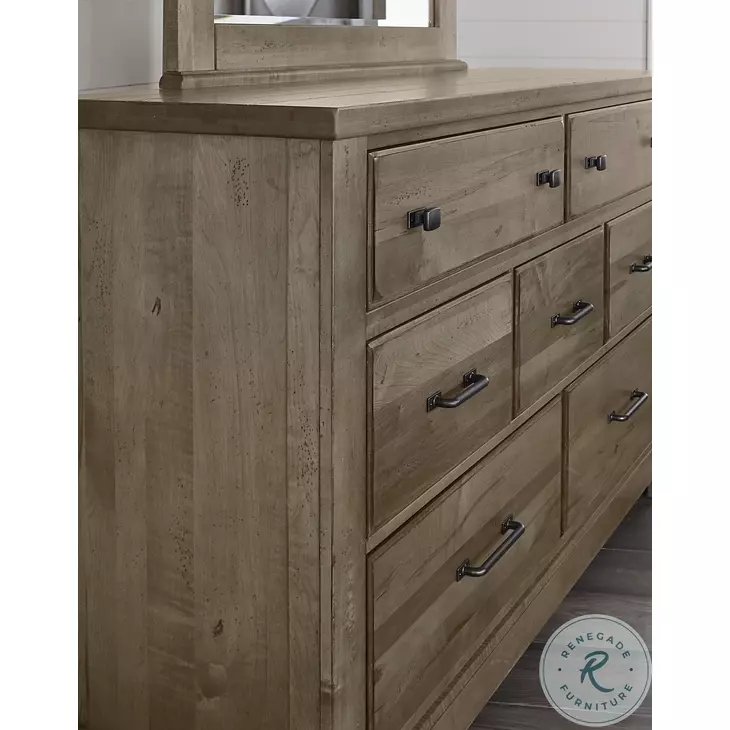 cool grey dresser Cool Gray Finish Transitional Style 1Pc Dresser Of 6X Drawers Birch Veneer  Wooden Furniture Stylish Bedroom Gray 5 Drawers & Above Bedroom main image 0