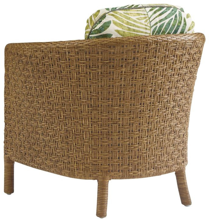Key Biscayne Gables Estate Green Upholstered Accent Chair