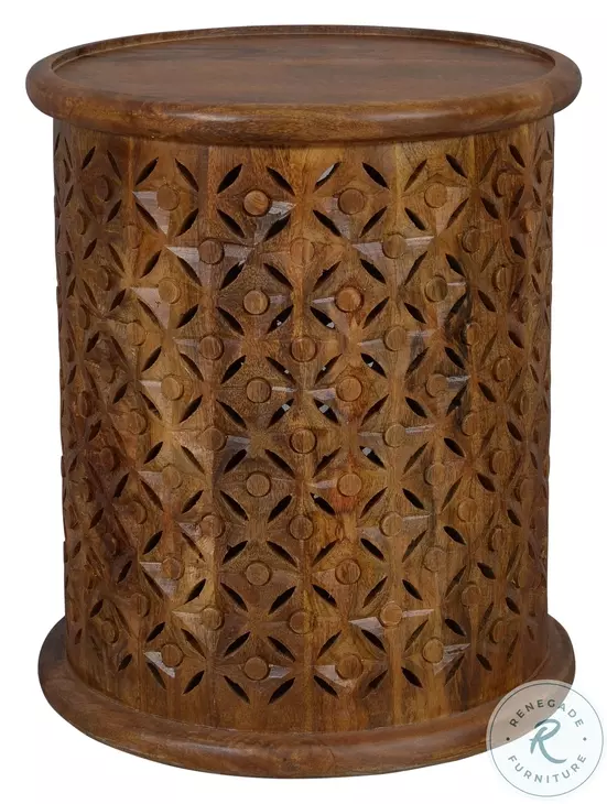 Decker Mango Small Drum Table