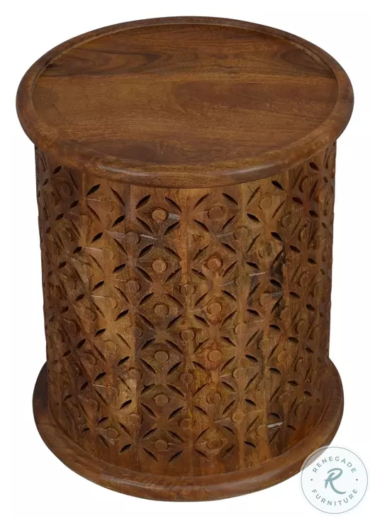 Decker Mango Small Drum Table