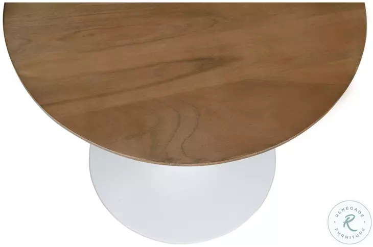 Global Archive White And Brown Nesting Tables