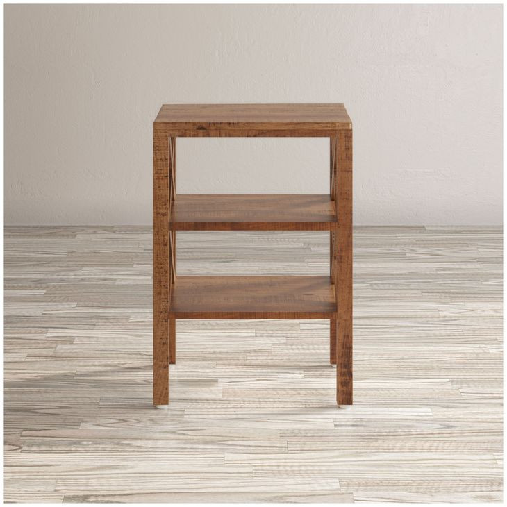 Global Archive Amber X Side Accent Table