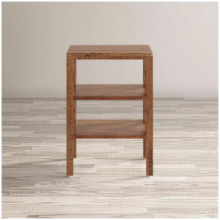 Global Archive Amber X Side Accent Table