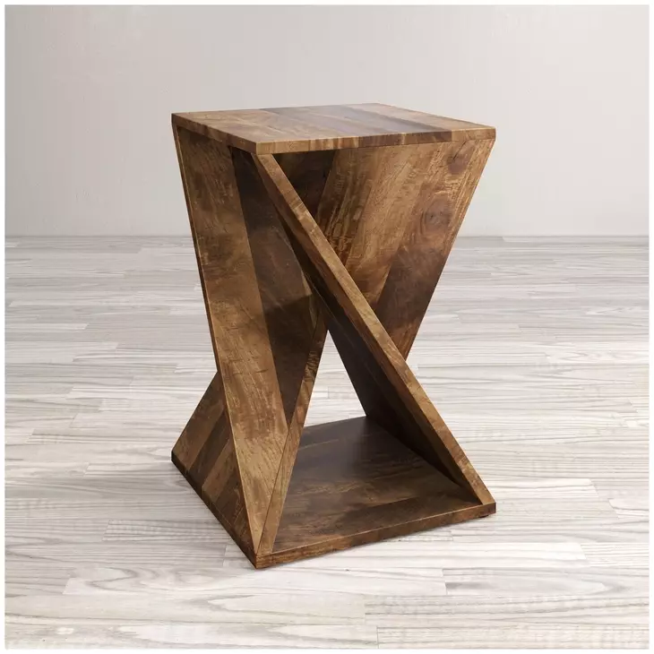 Global Archive Amber Jasper Accent Table