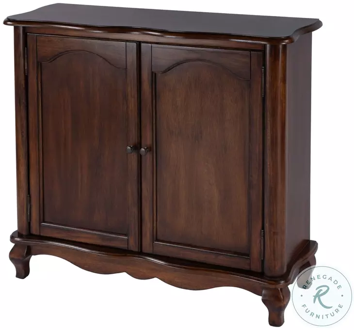 Leyden Medium Brown European Accent Cabinet