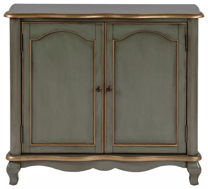 Leyden Royal Pastel Green 2 Door Accent Cabinet