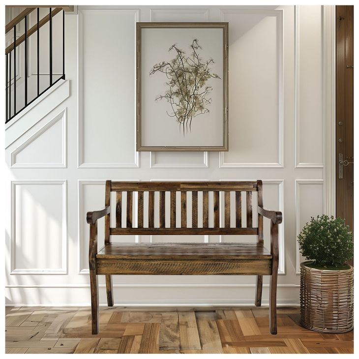 Artisans Craft Dakota Oak Storage Bench