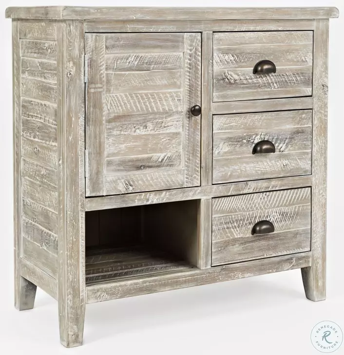 Artisans Craft Washed Grey Accent Chest