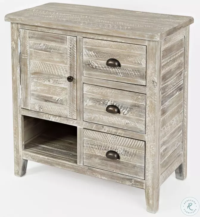 Artisans Craft Washed Grey Accent Chest