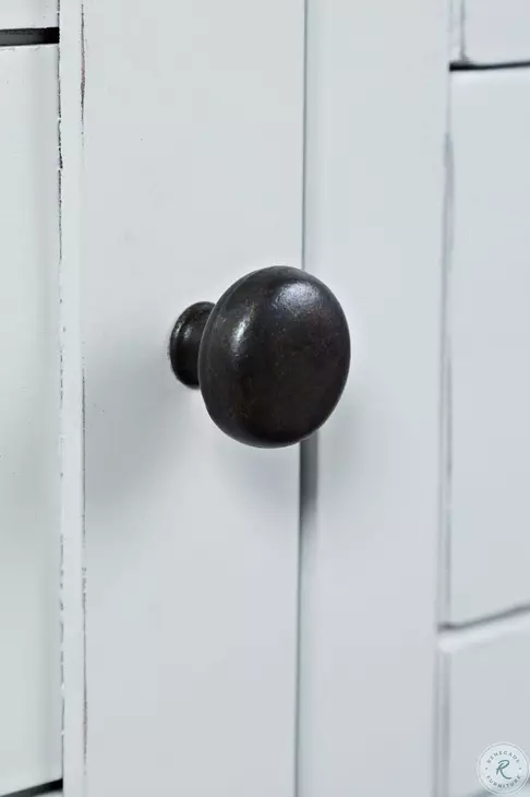 Artisans Craft Distressed Weathered White 50" TV Stand