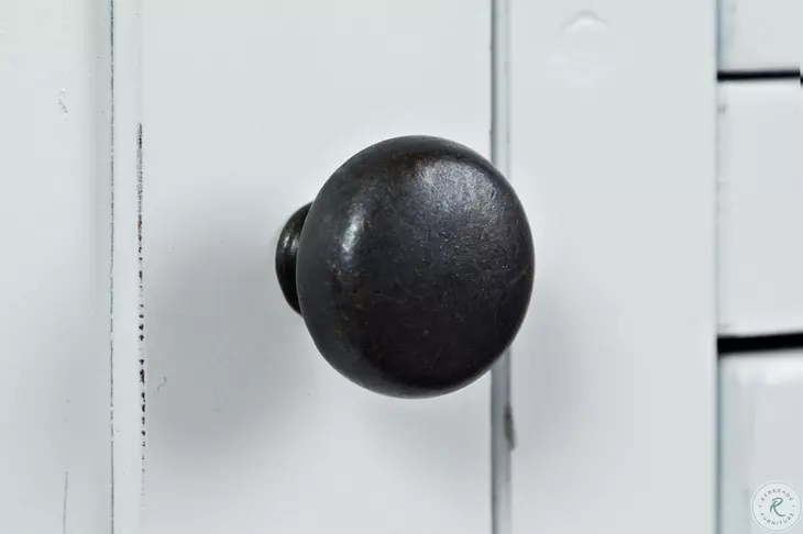 Artisans Craft Distressed Weathered White 60" TV Stand