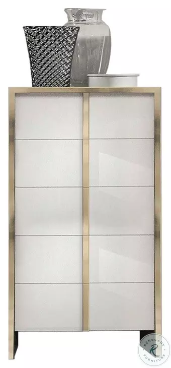 Fiocco Premium White and Gold Chest