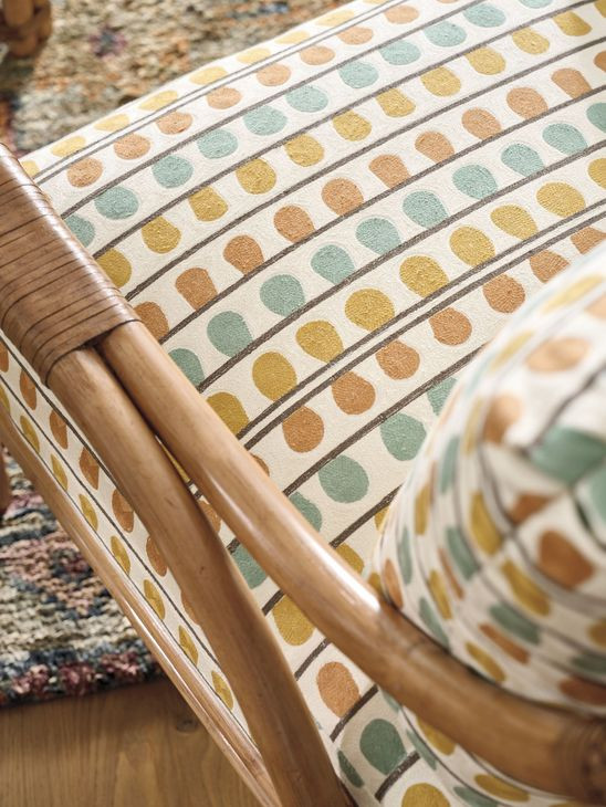 Key Biscayne Calatrava Yellow Upholstered Accent Chair