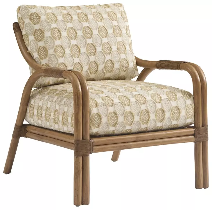 Key Biscayne Calatrava Beige Upholstered Accent Chair