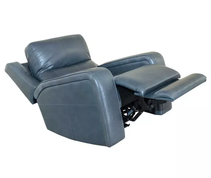 Oasis Storm Leather Zero Gravity Power Reclining Living Room Set
